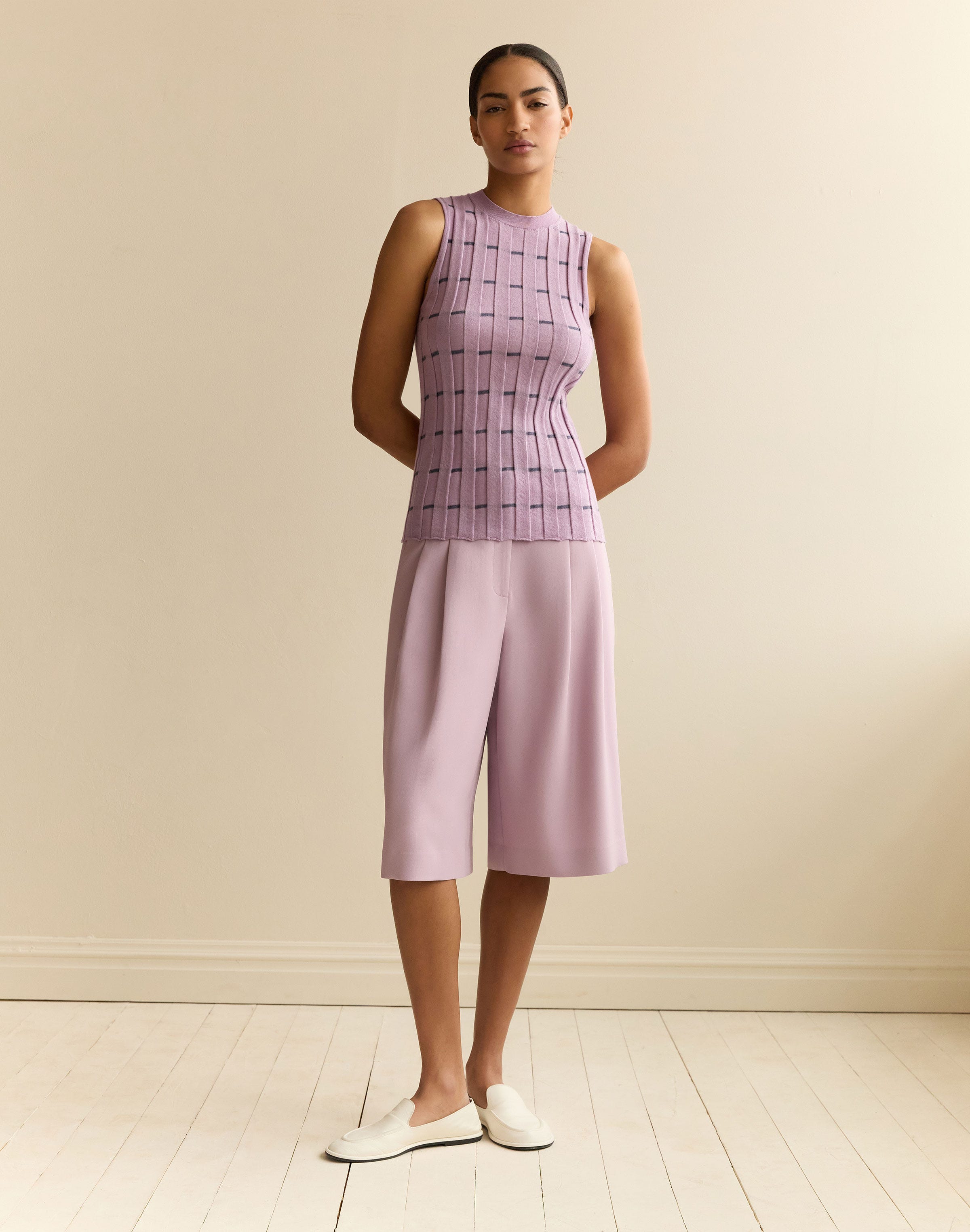 Responsible Finesse Crepe Sutton Wide Leg Short