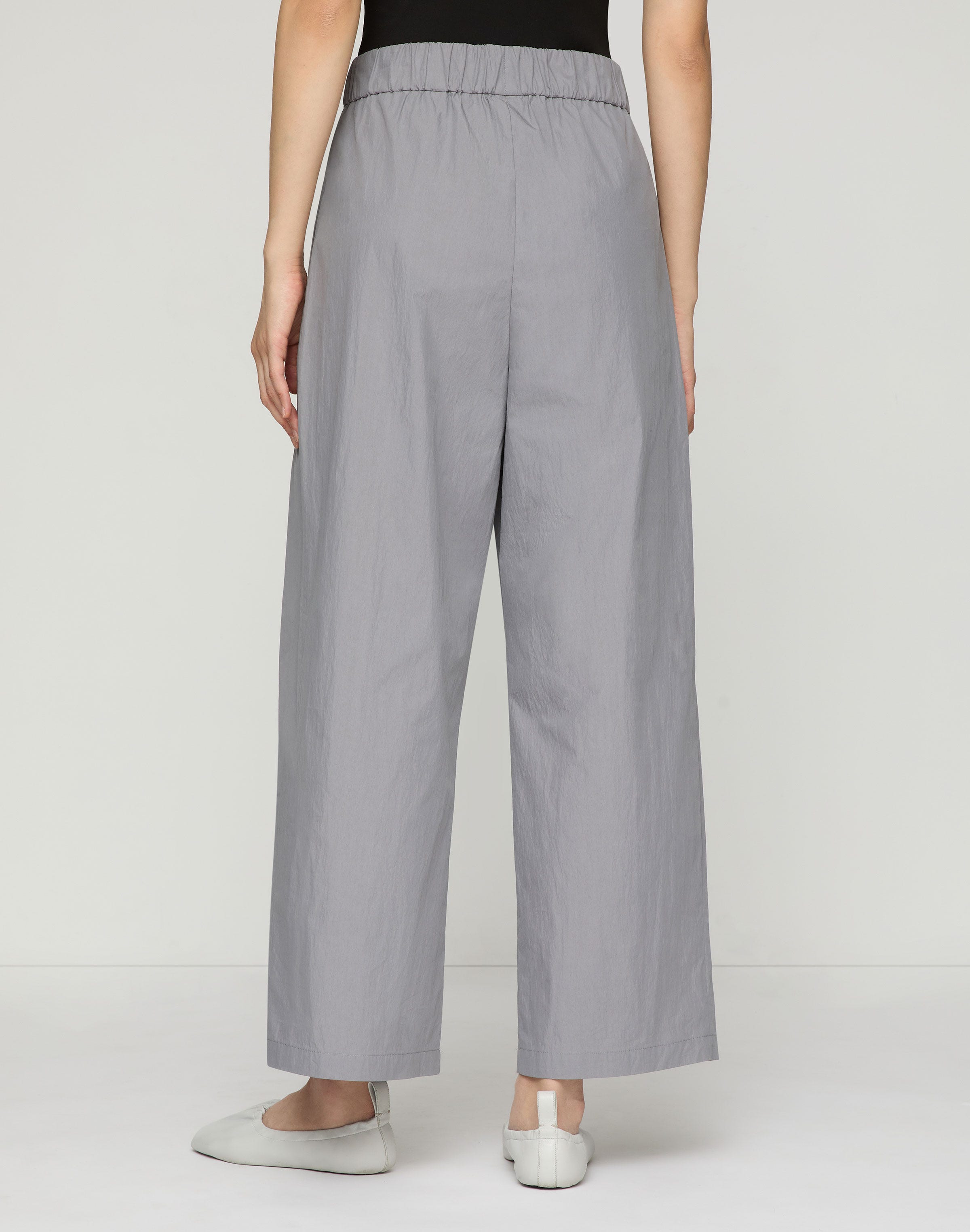 Travel Cotton Dean Wide Leg Ankle Pant