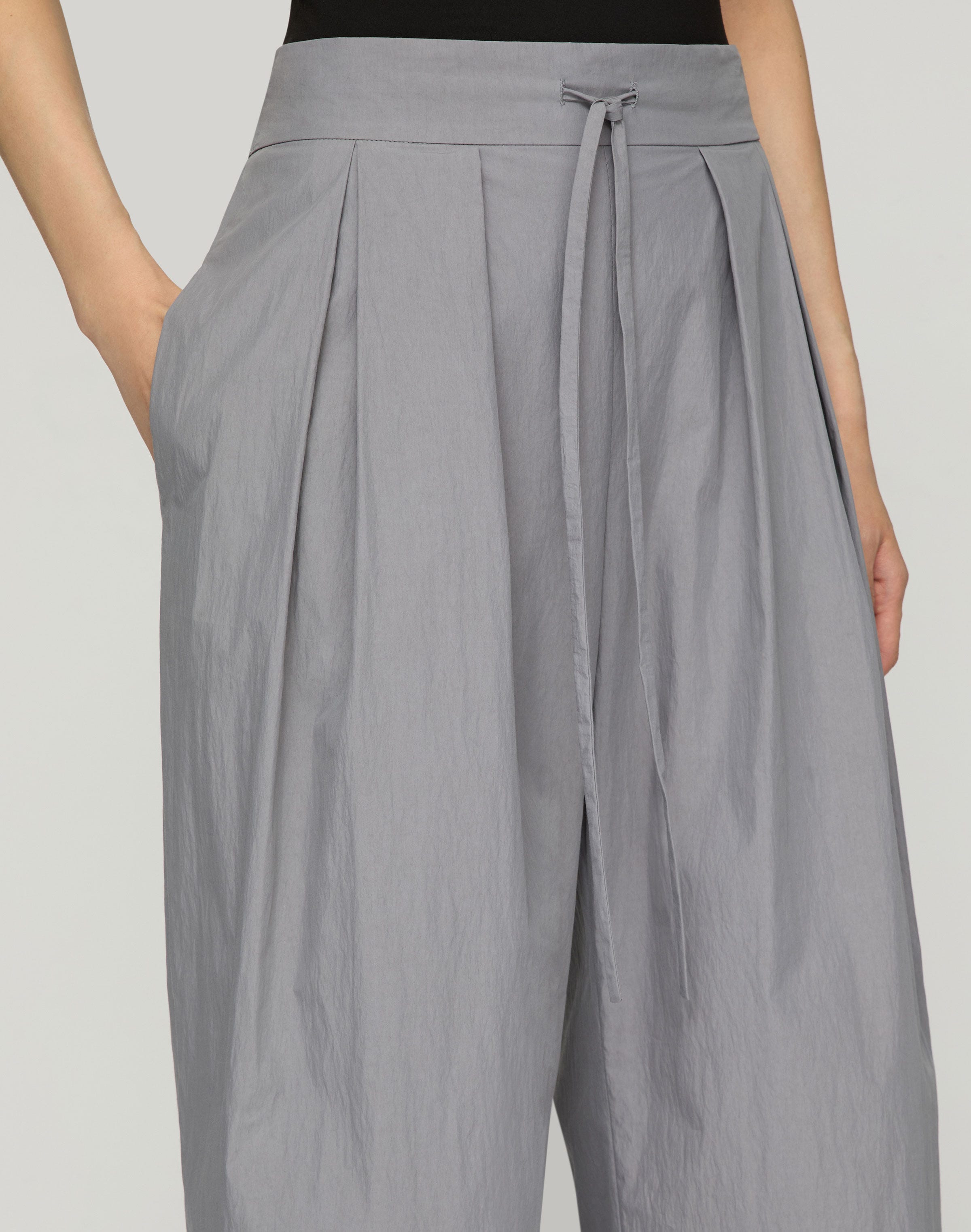 Travel Cotton Dean Wide Leg Ankle Pant