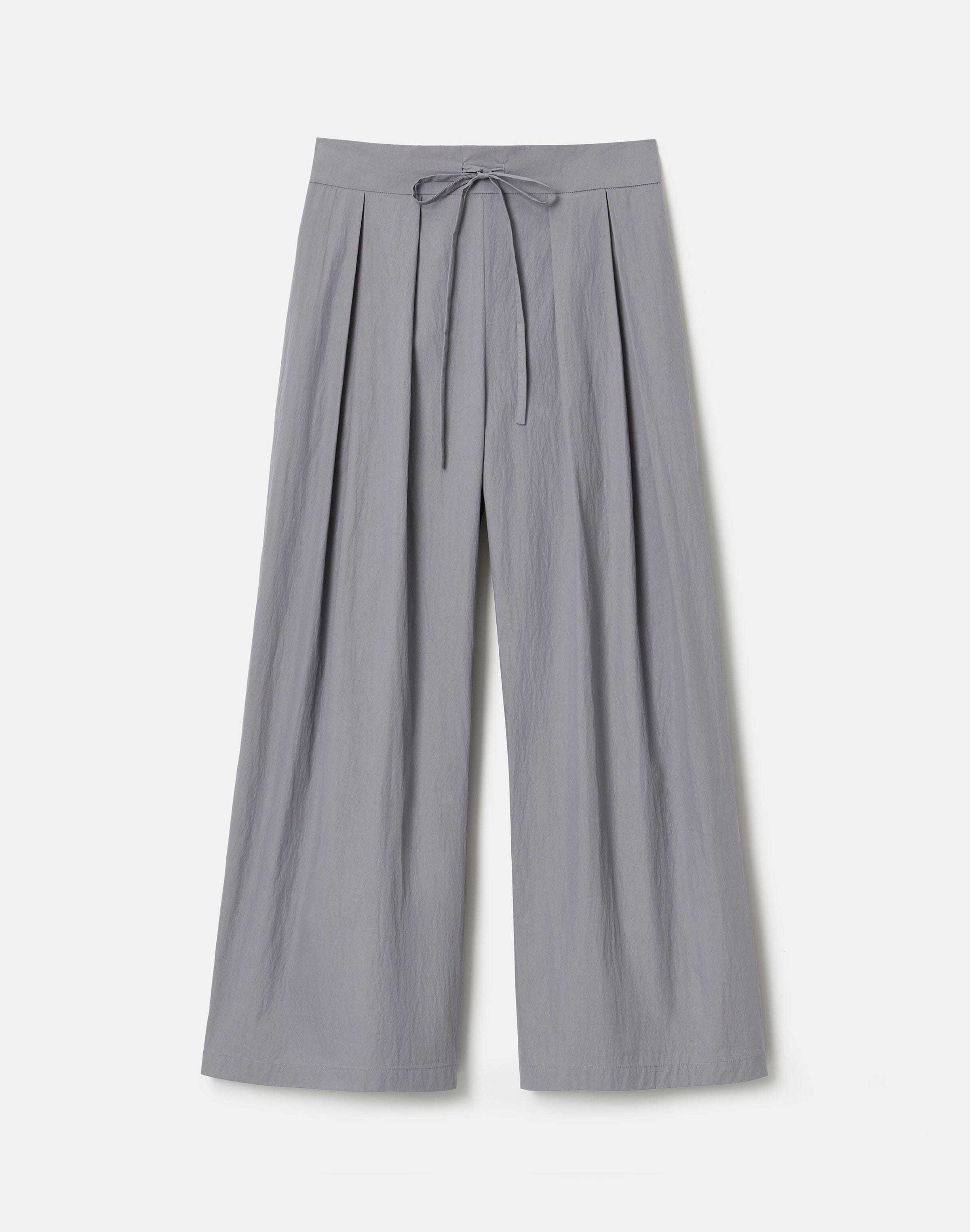 Travel Cotton Dean Wide Leg Ankle Pant
