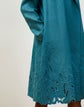 Liliana Trench In Embroidered Lavish Linen