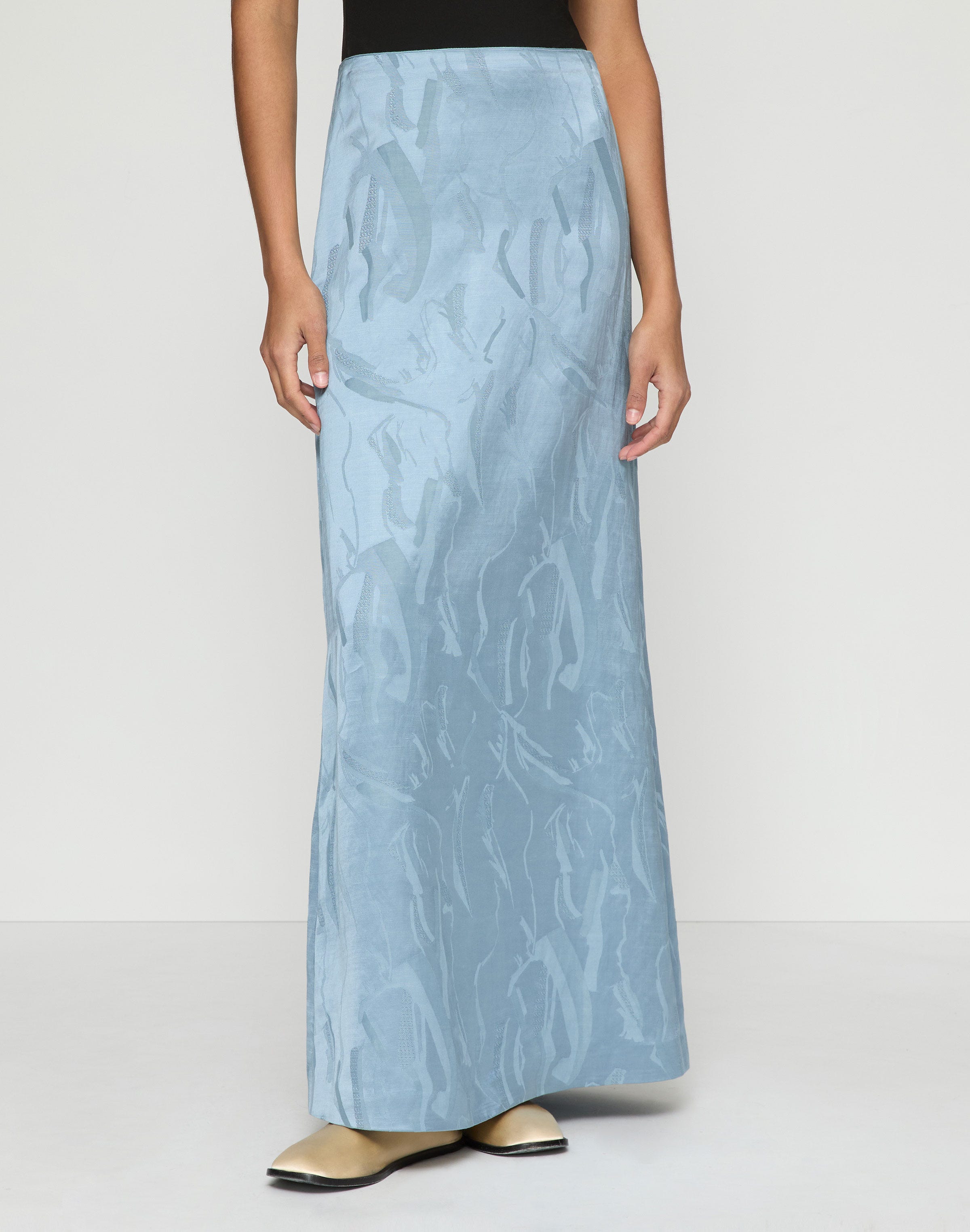 Gesture Jacquard Maxi Skirt