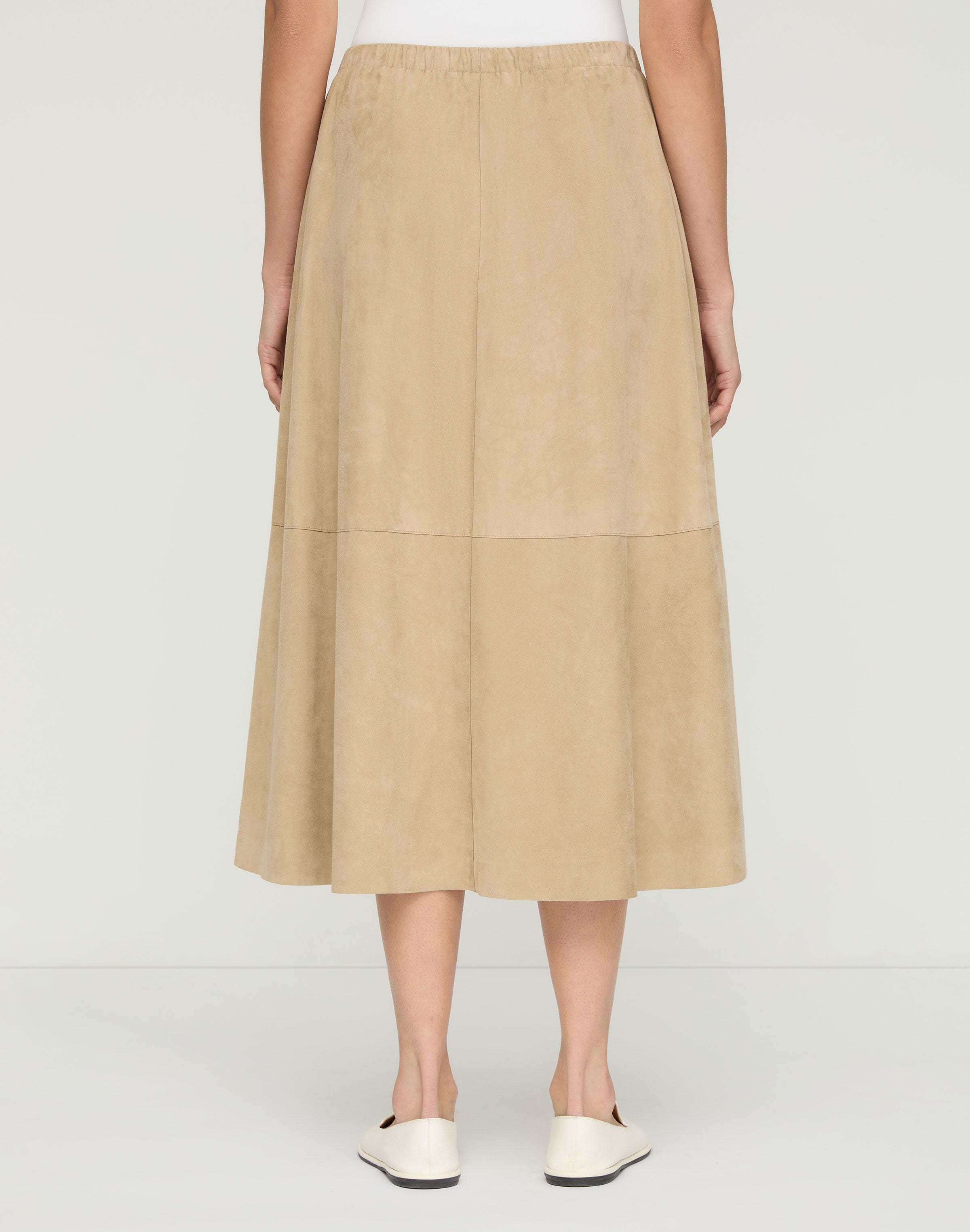 Paperfine Suede Midi Skirt