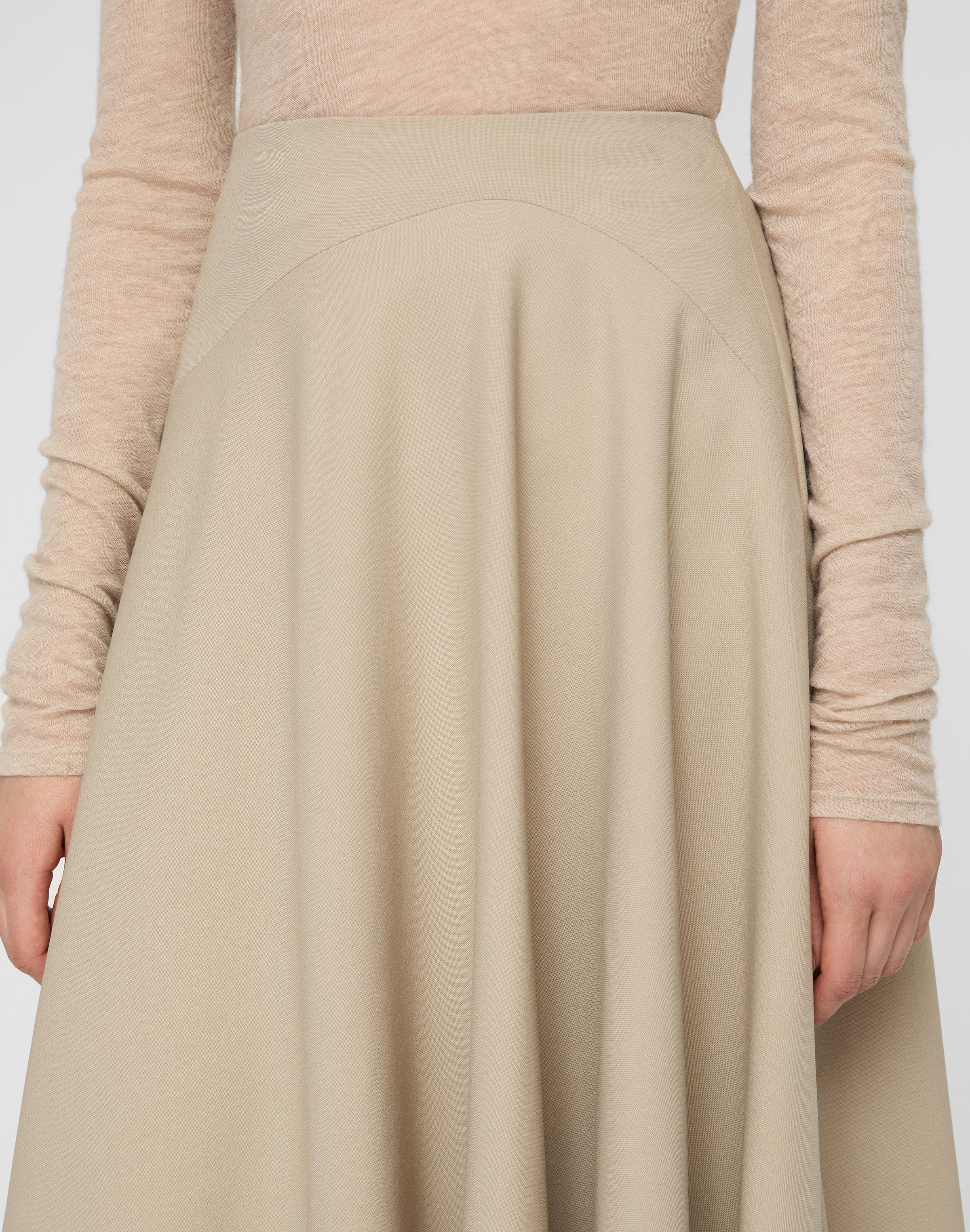 Responsible Stretch Wool Handkerchief Skirt
