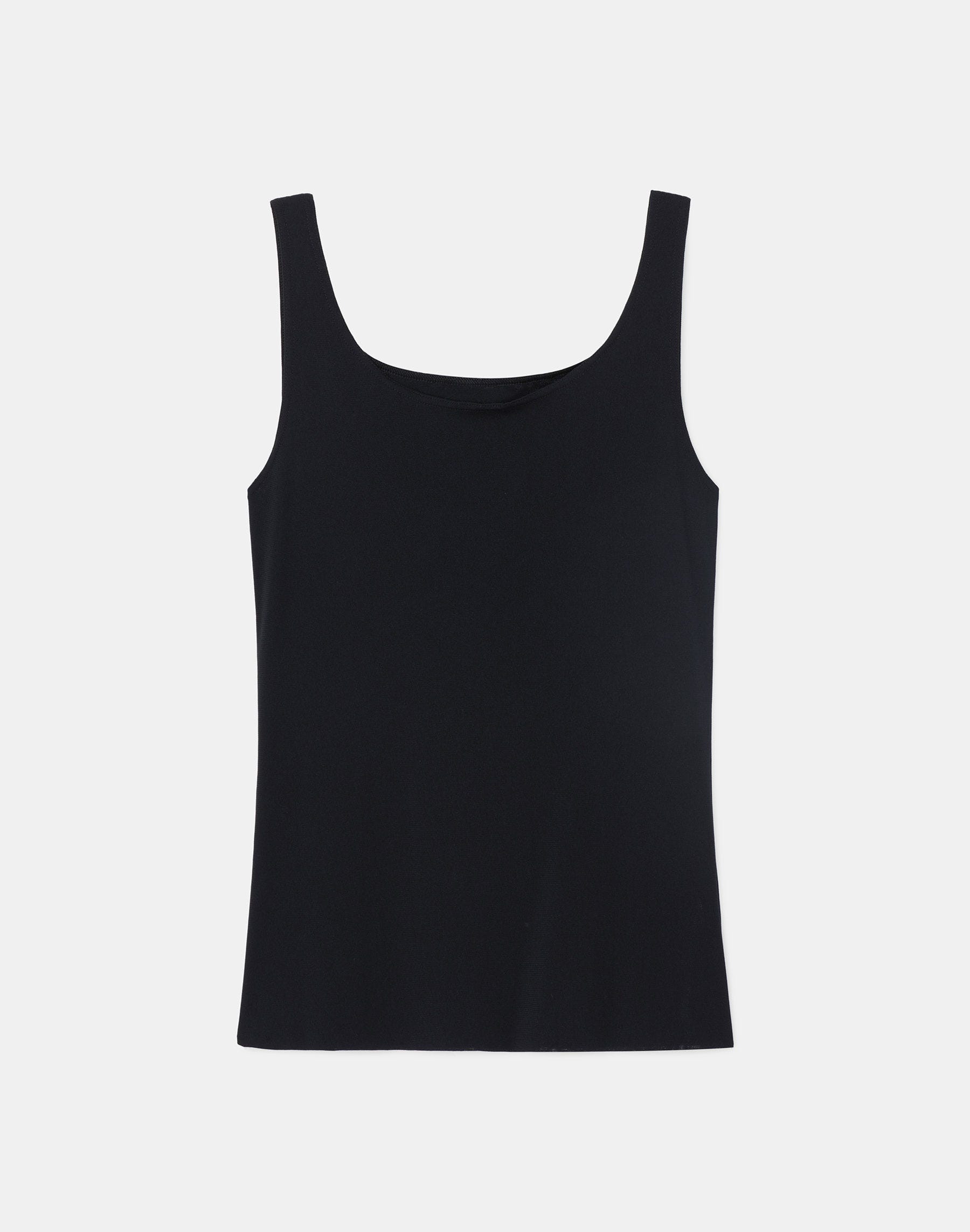 Mesh Jersey Scoop Neck Tank