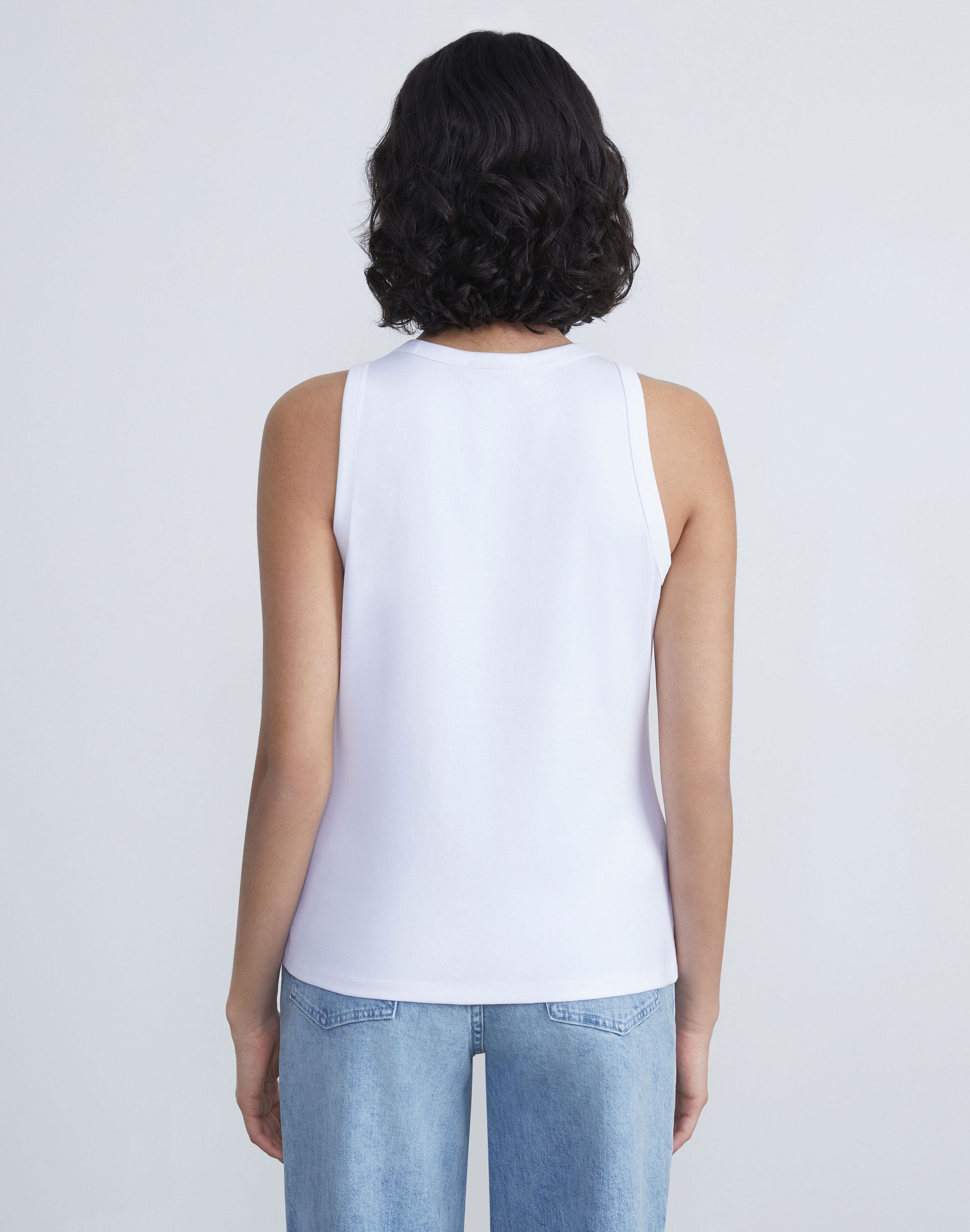 Cotton Rib Racerback Tank