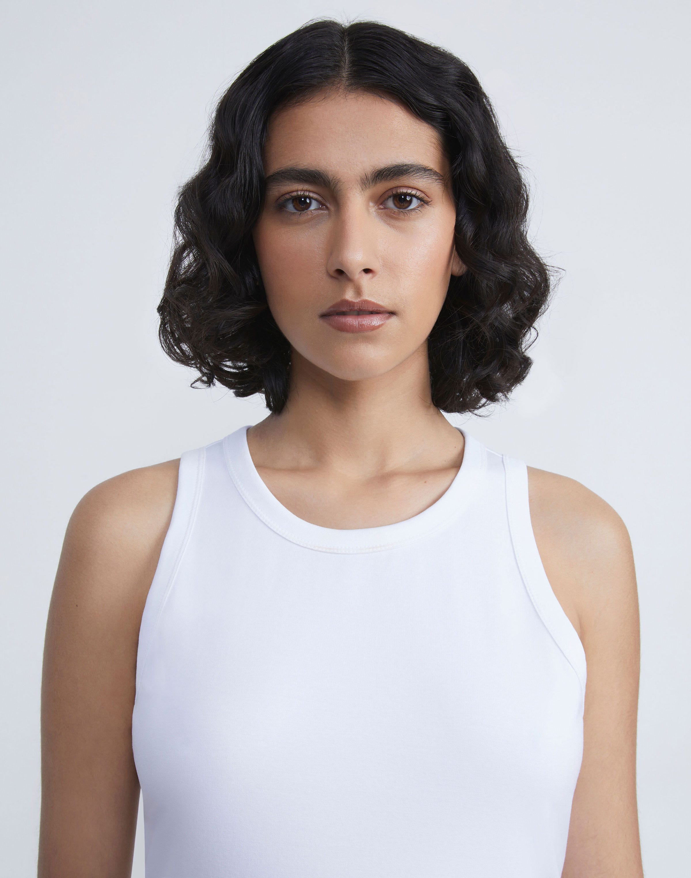 Cotton Rib Racerback Tank
