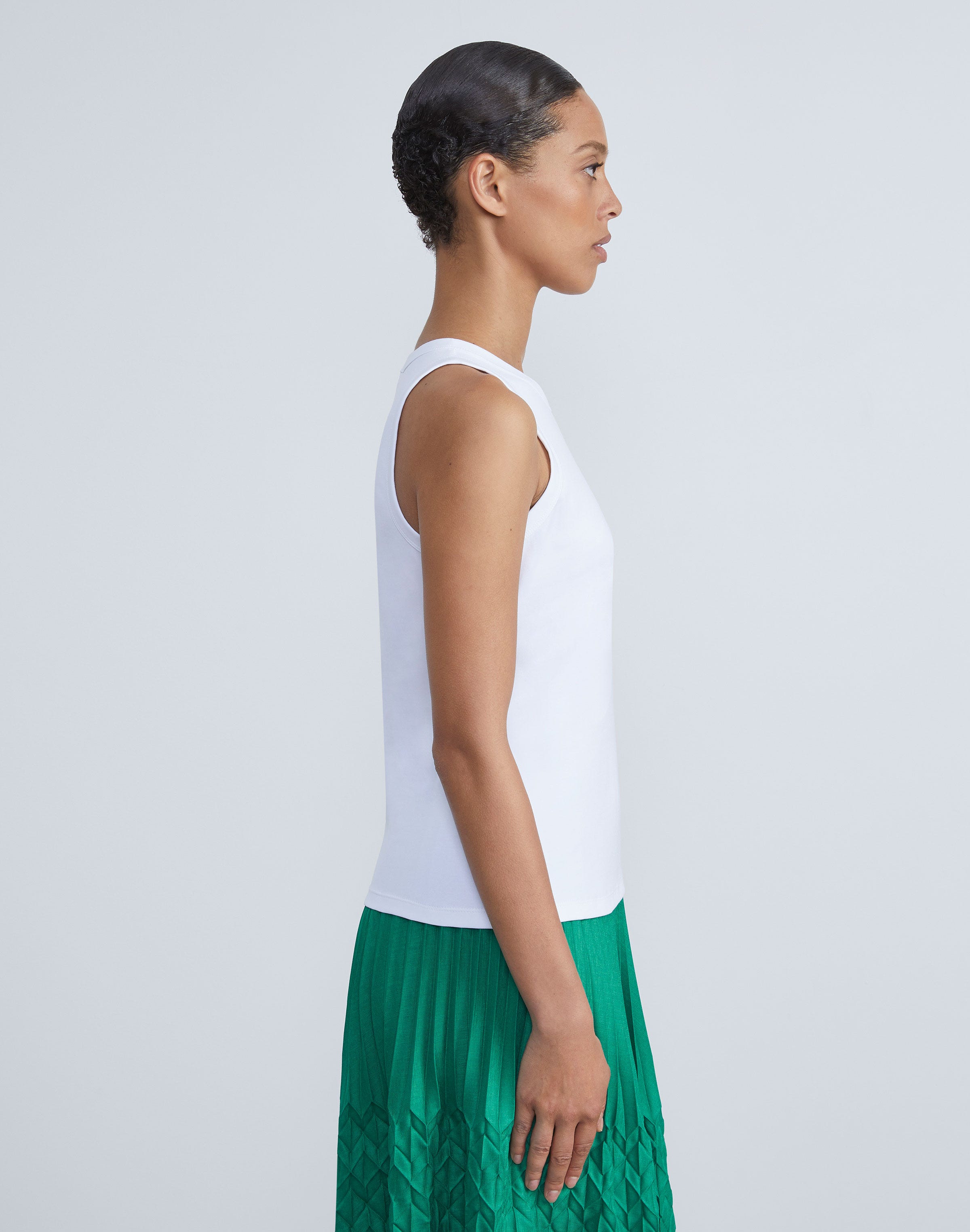 Cotton Rib Racerback Tank