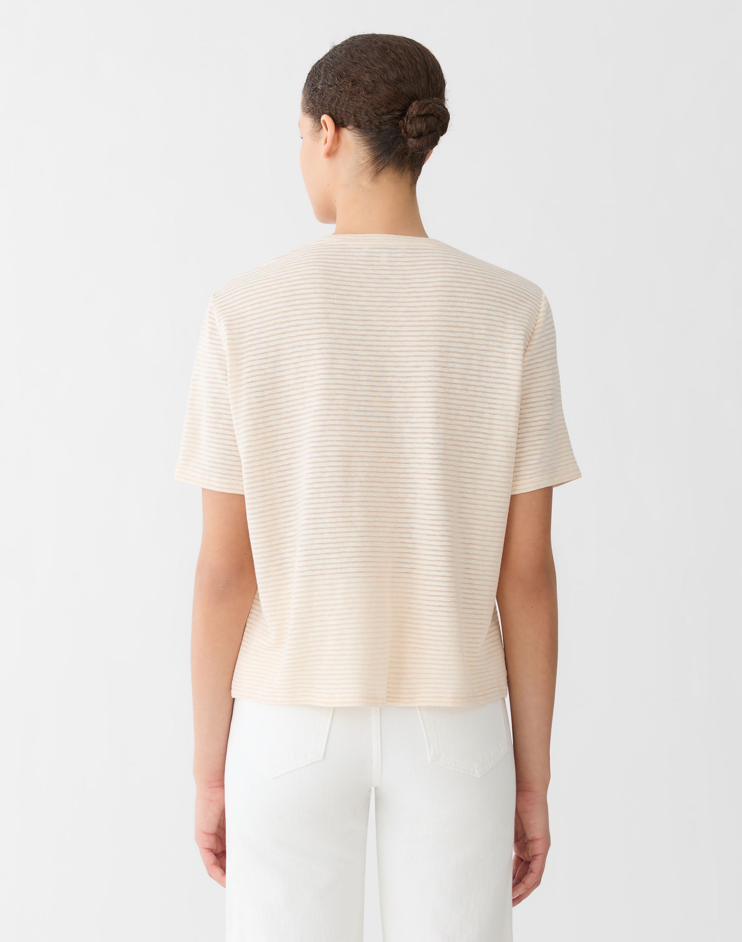 Striped Cotton-Viscose T-Shirt