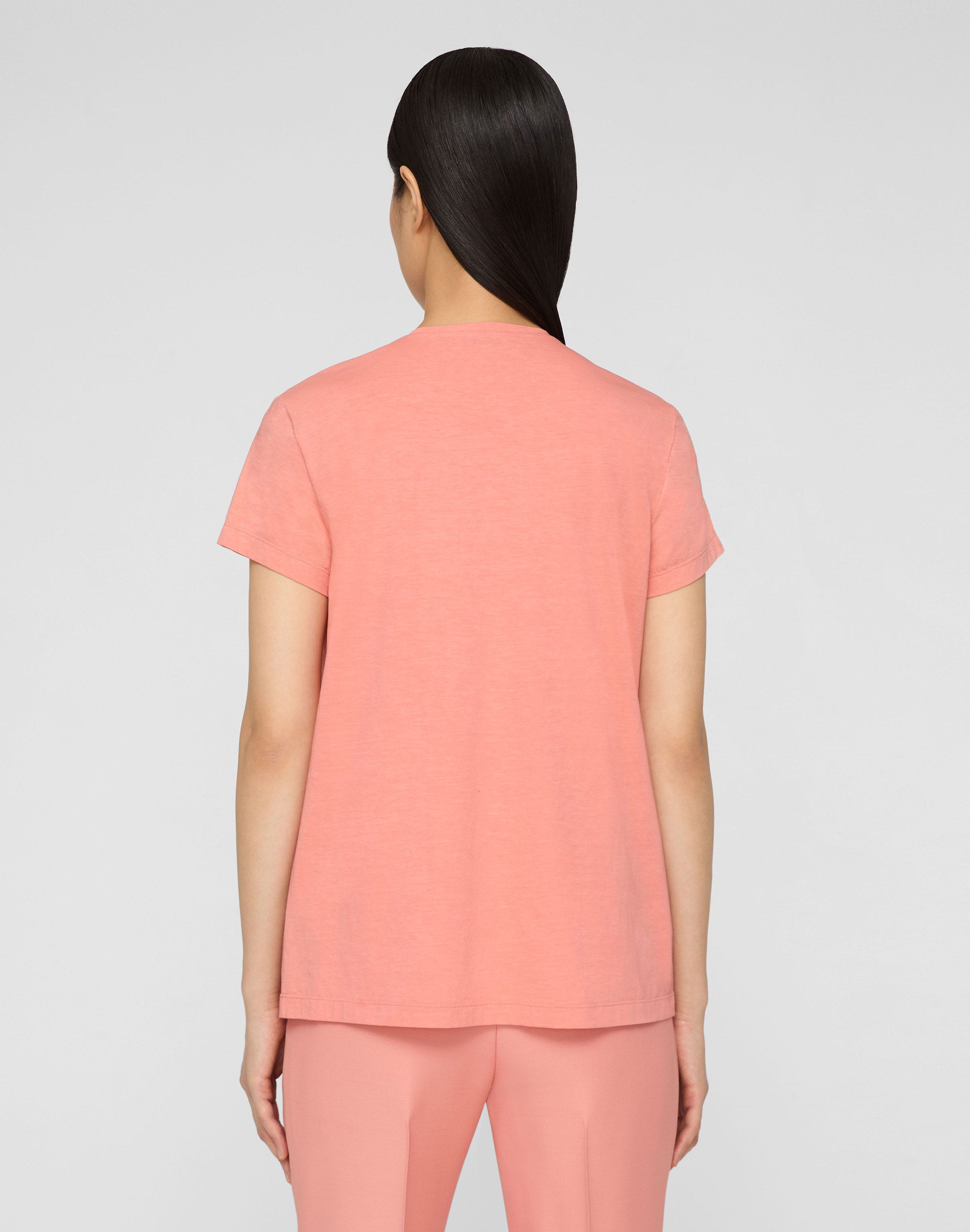 Cotton Jersey V-Neck T-Shirt
