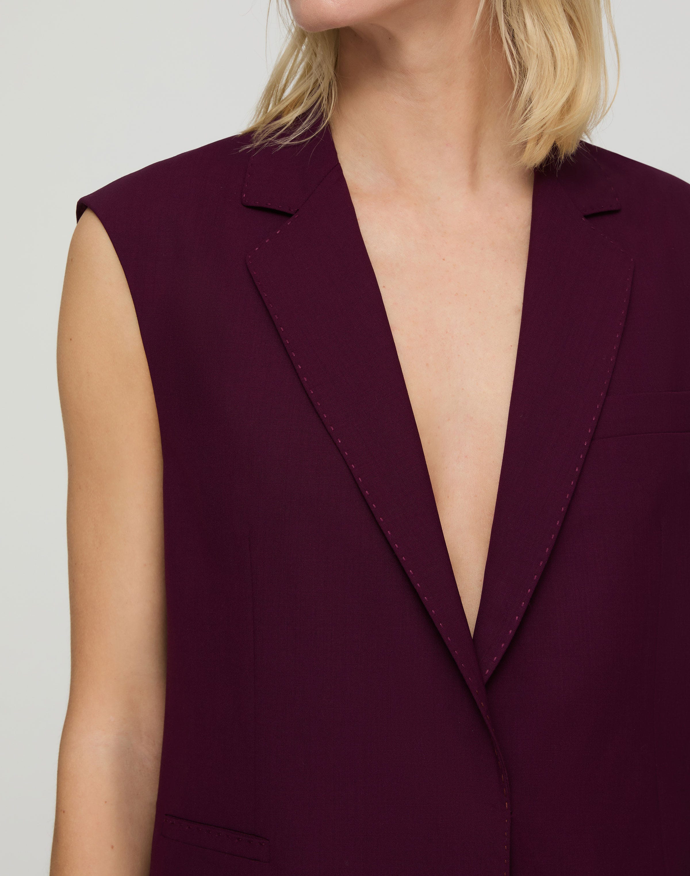 Tropical Wool Neapolitan Vest