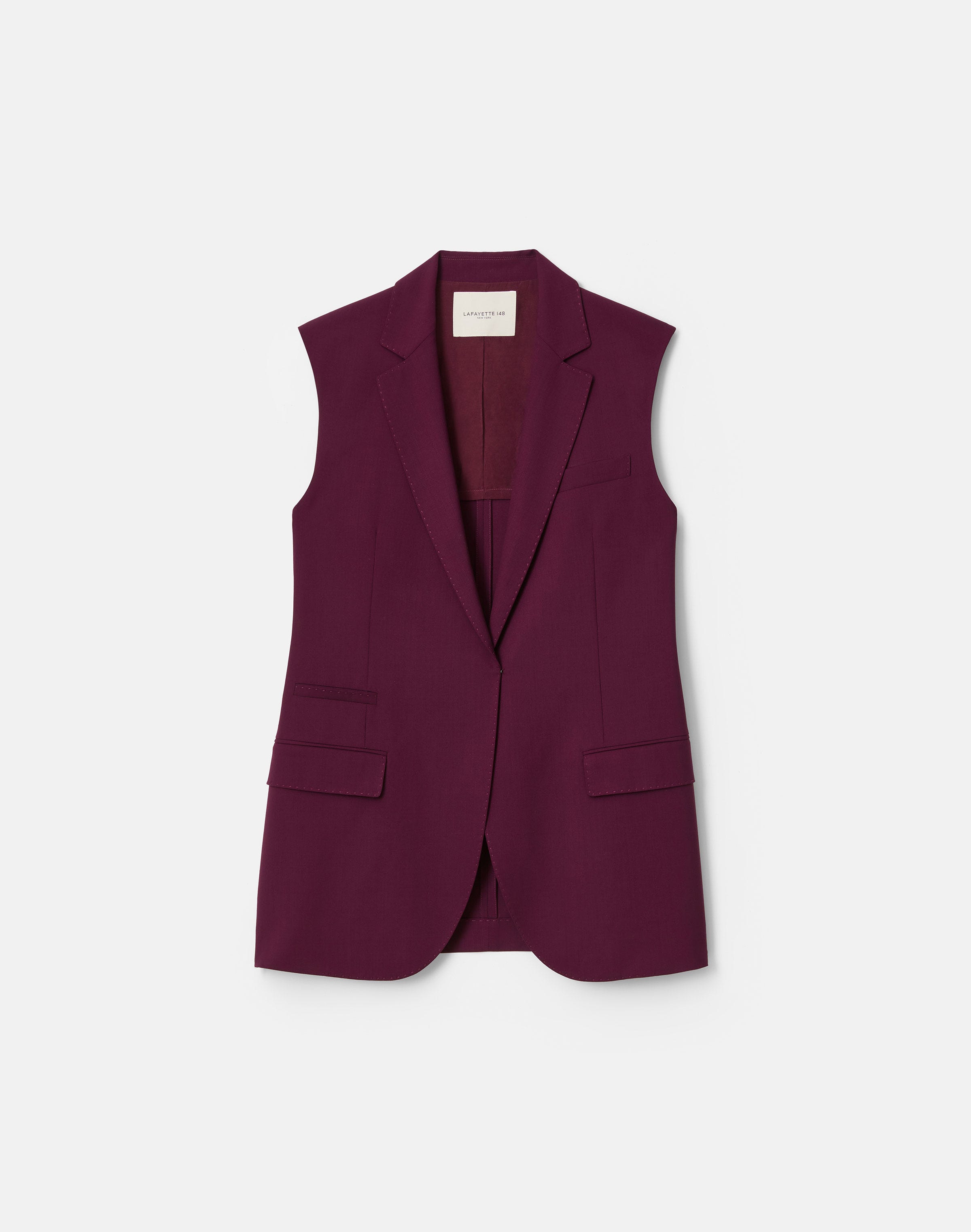 Tropical Wool Neapolitan Vest