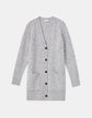 Plus Size KindMade Cashmere-Wool Donegal Cardigan