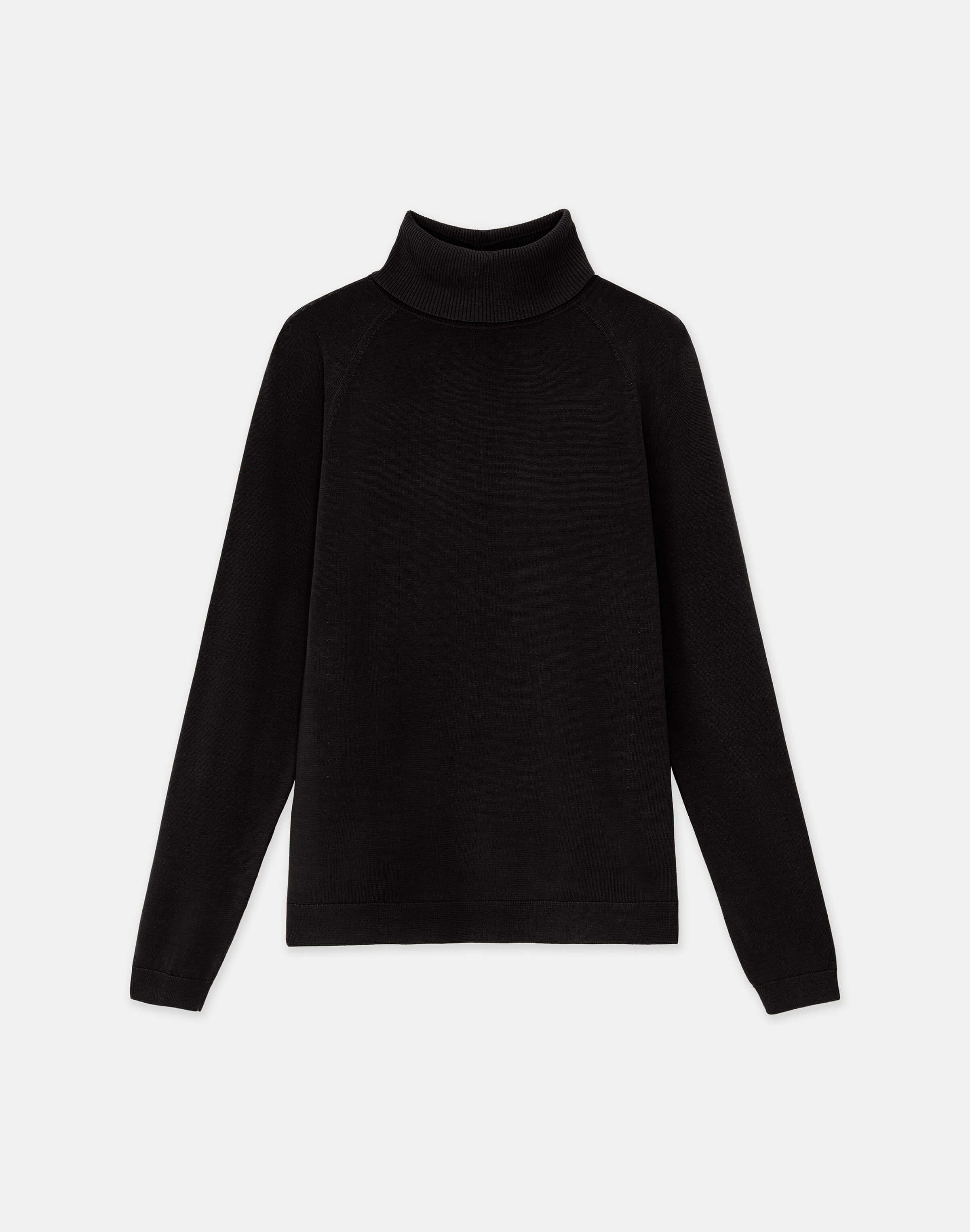 Responsible Matte Crepe Turtleneck Sweater