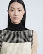 Organic Cotton Tape Hand-Crochet Net Stitch Pullover