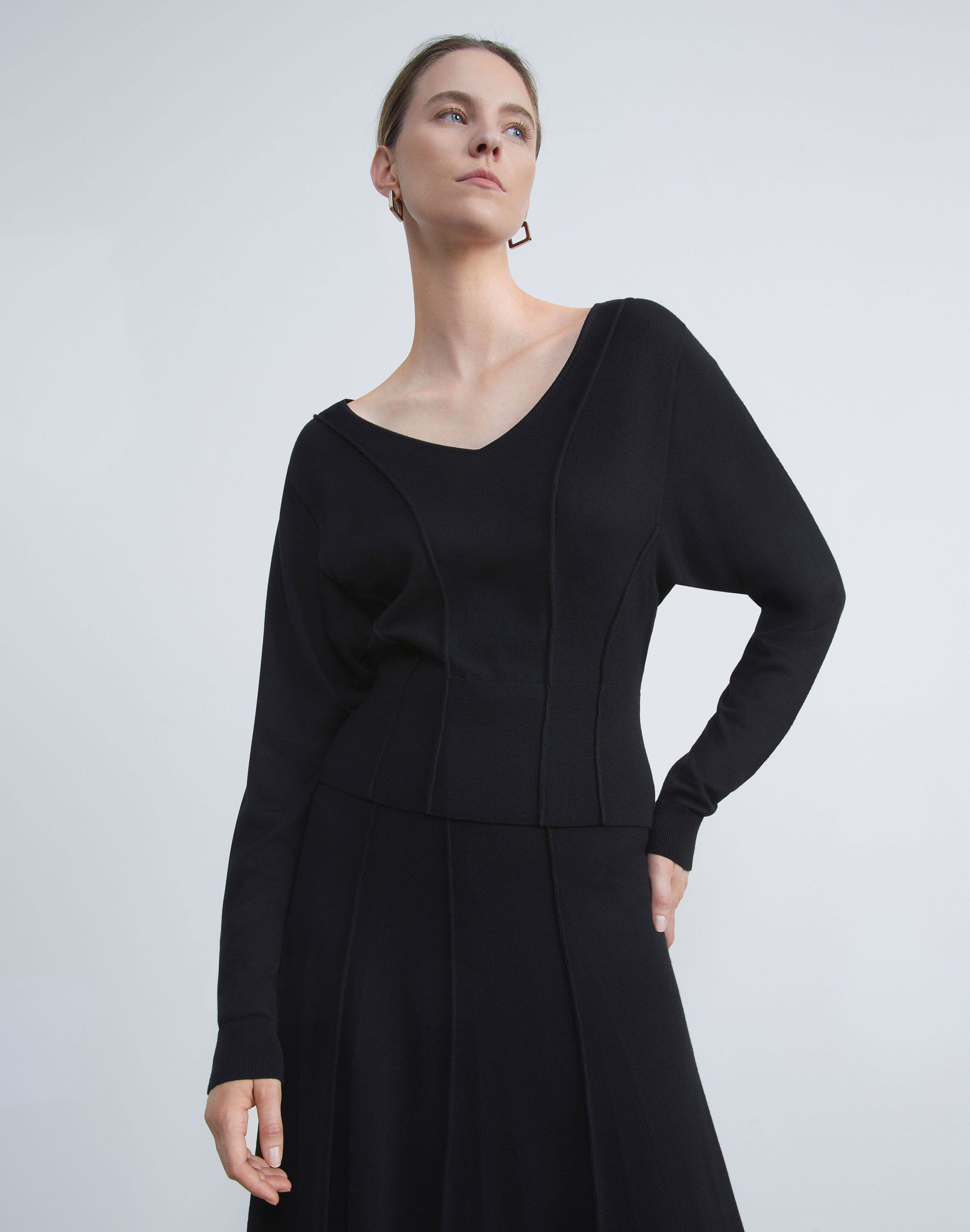 Responsible Fine Gauge Merino Convertible Sweater