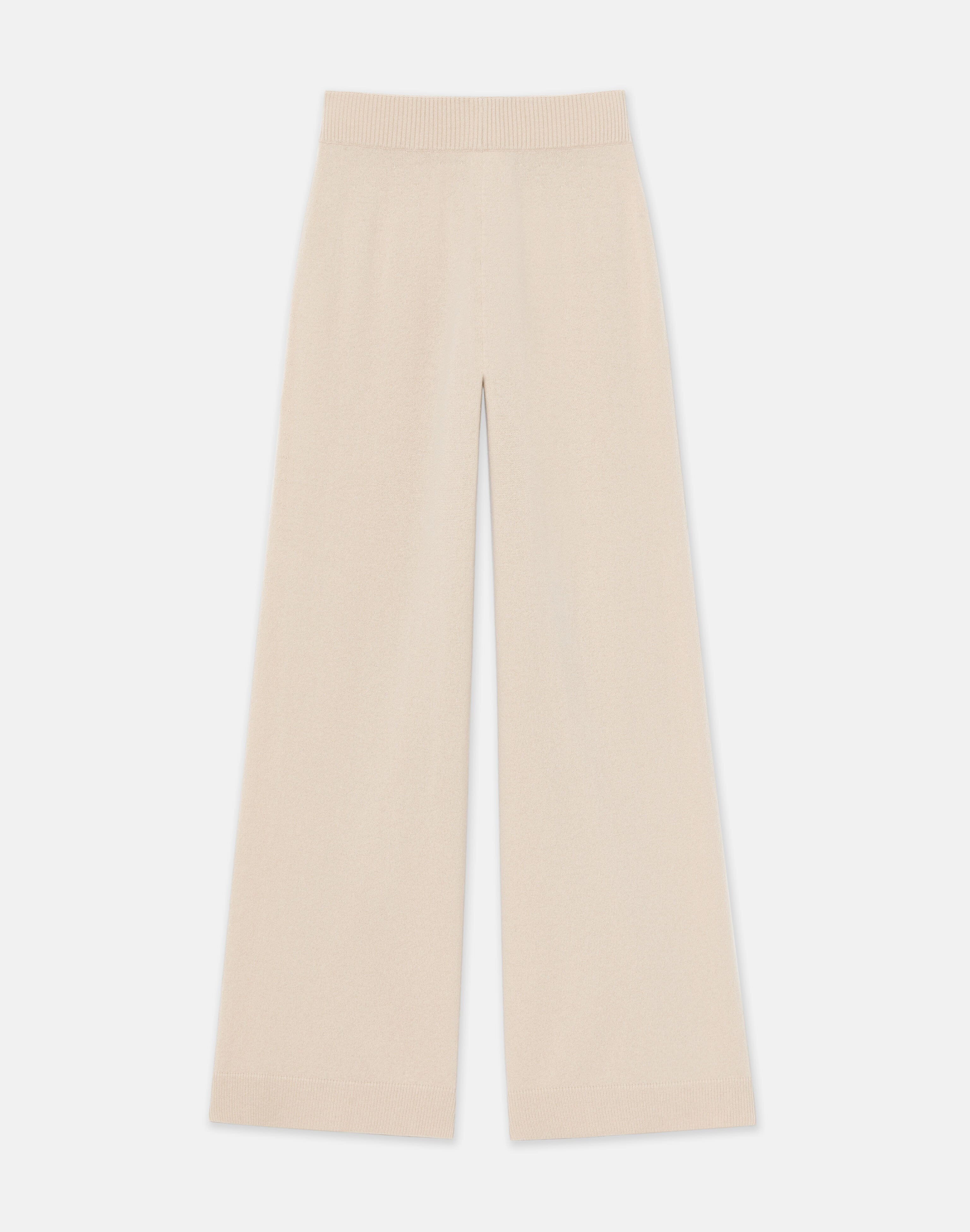 Responsible Wool-Cashmere Wide Leg Pant