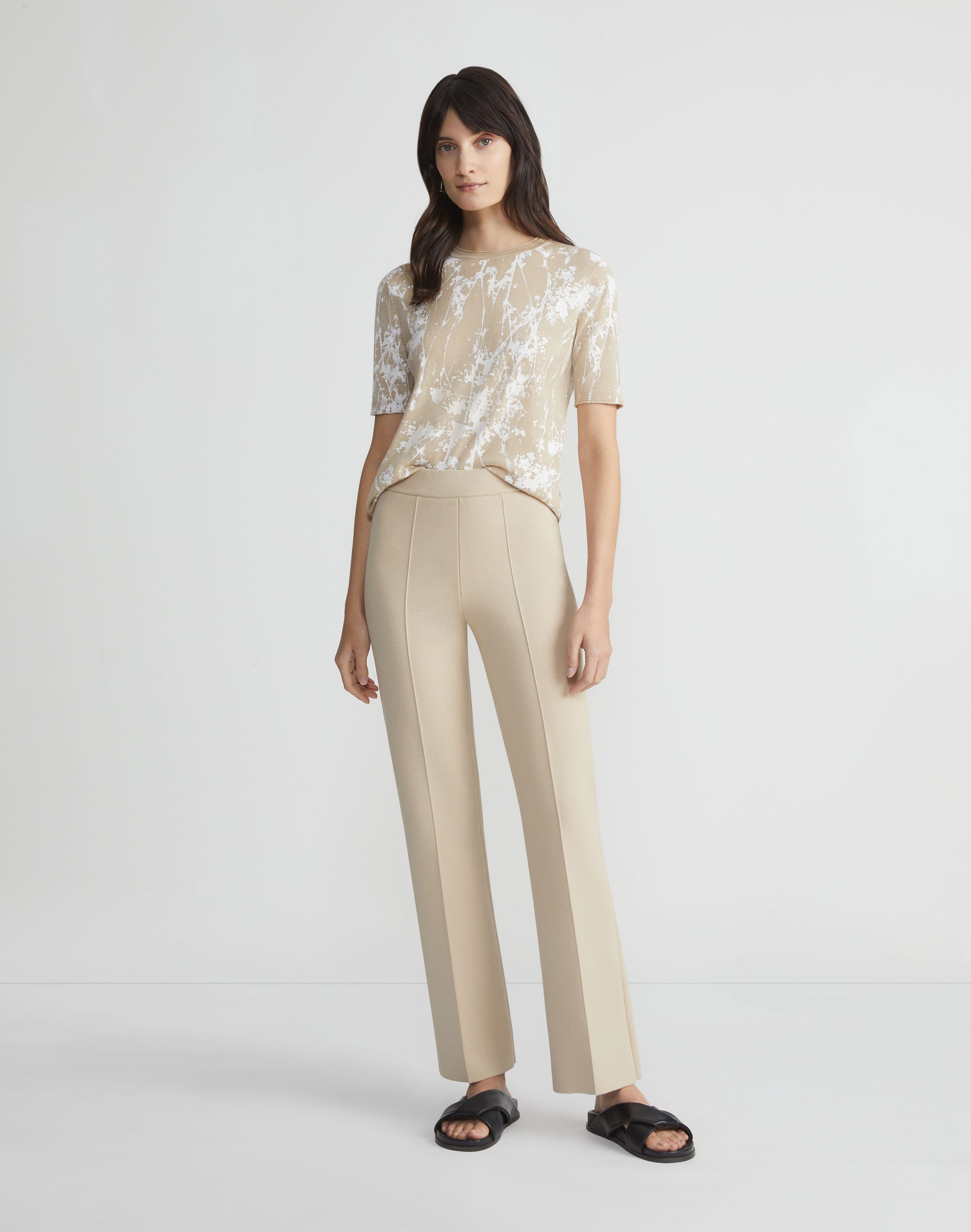 Responsible Matte Crepe Foley Flare Pant