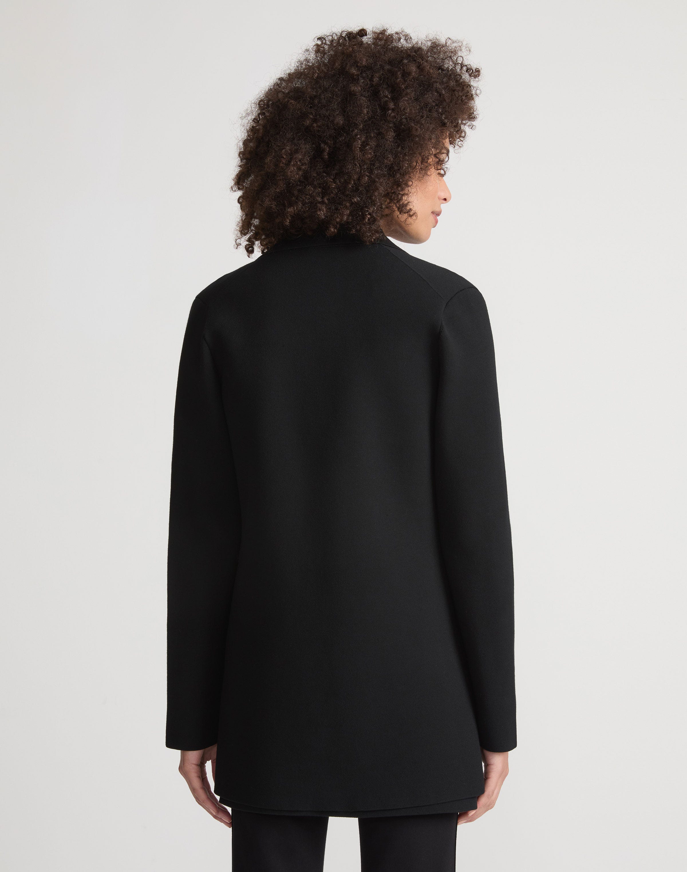 Responsible Matte Crepe Knit Blazer