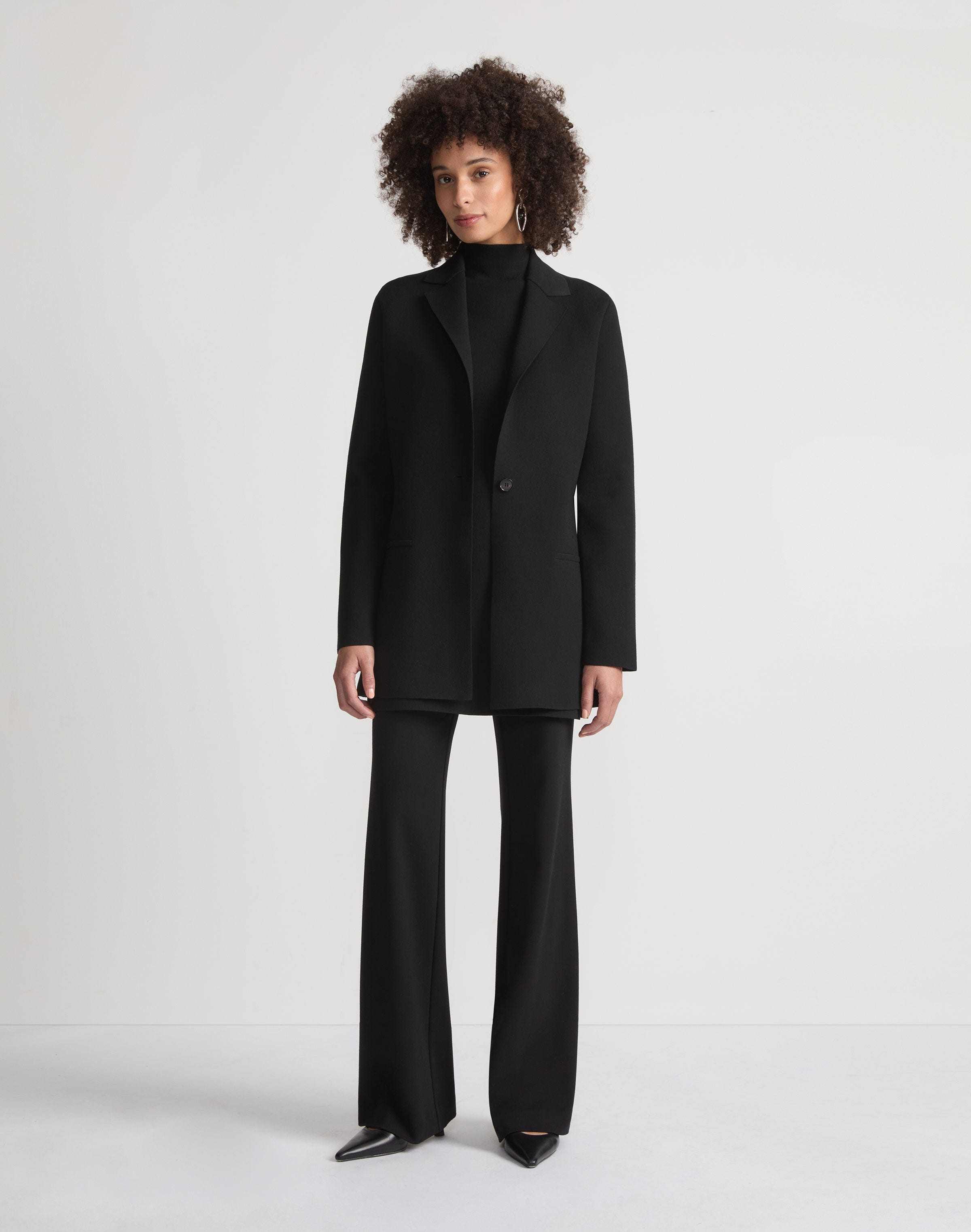 Responsible Matte Crepe Knit Blazer