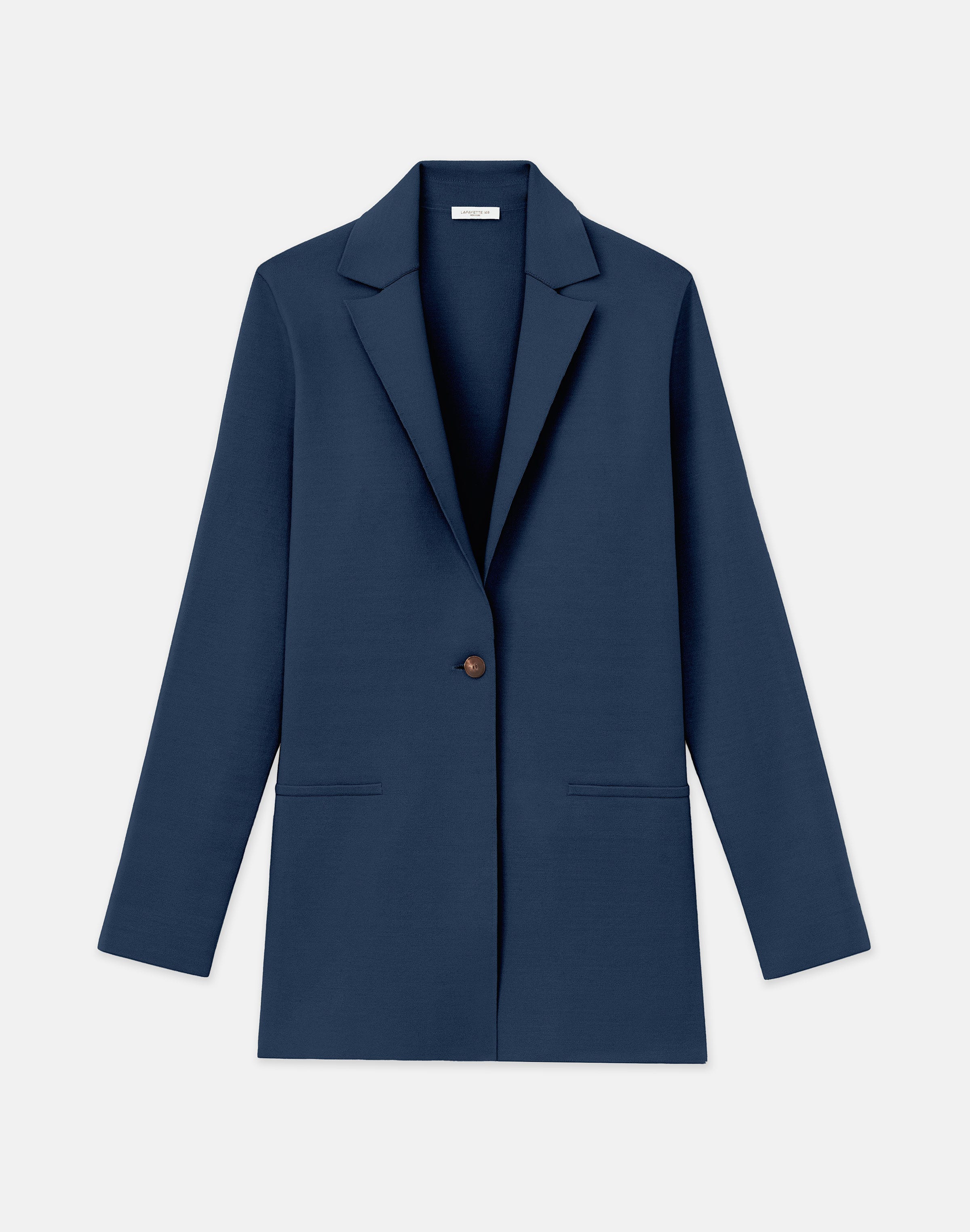Responsible Matte Crepe Knit Blazer