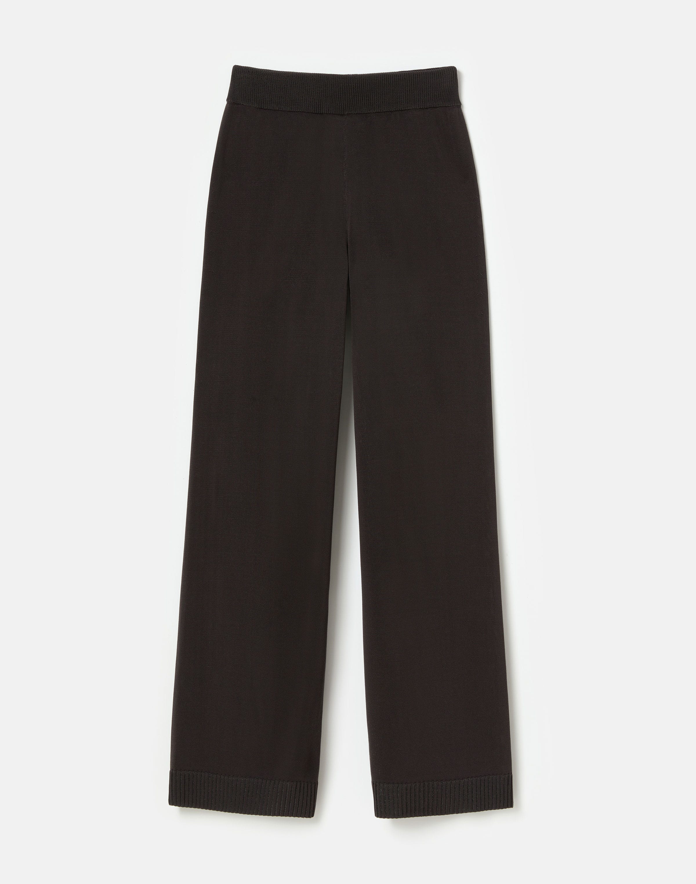 Mercerized Cotton Cord Yarn Knit Pant
