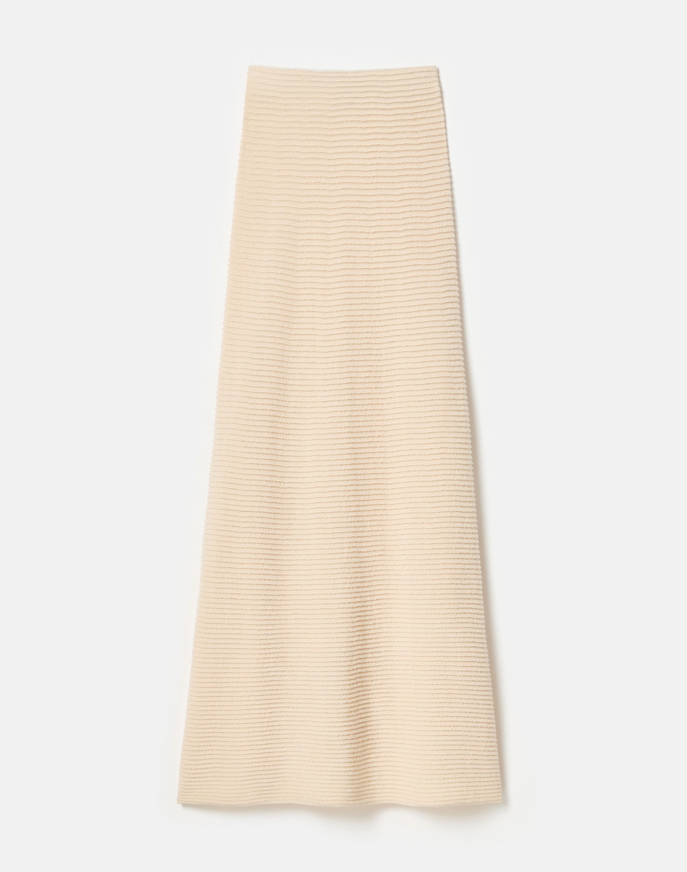 Finespun Voile & Cotton Cord Yarn Ottoman Stitch Skirt