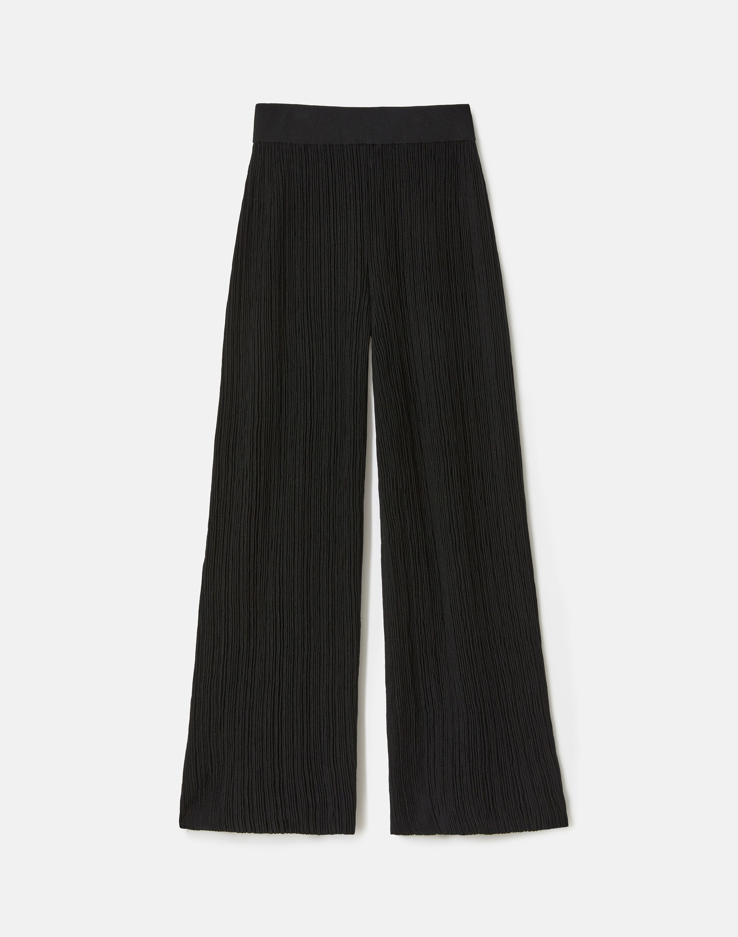 Finespun Voile Ottoman Rib Ankle Pant