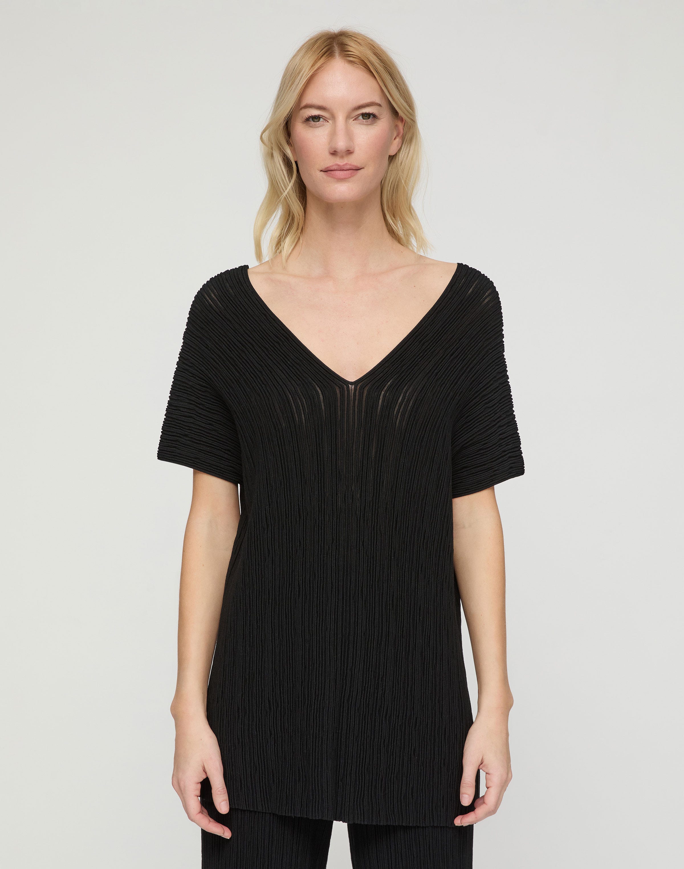 Finespun Voile Ottoman Rib Tunic