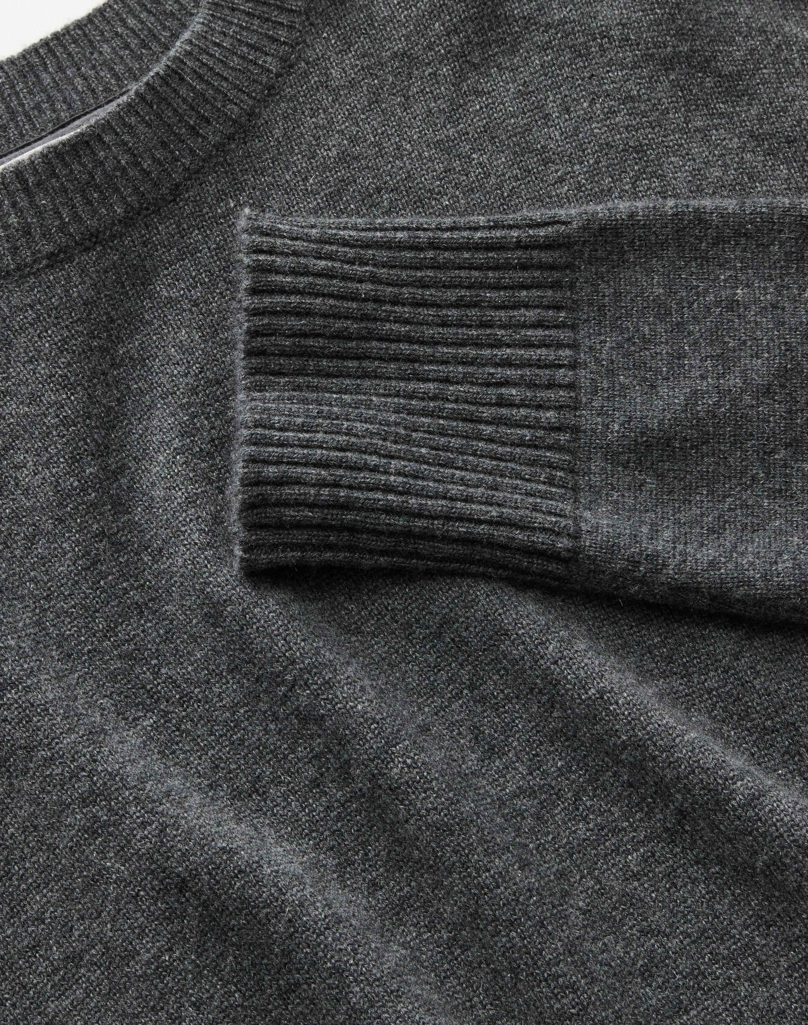Cashmere Crewneck Cropped Sweater