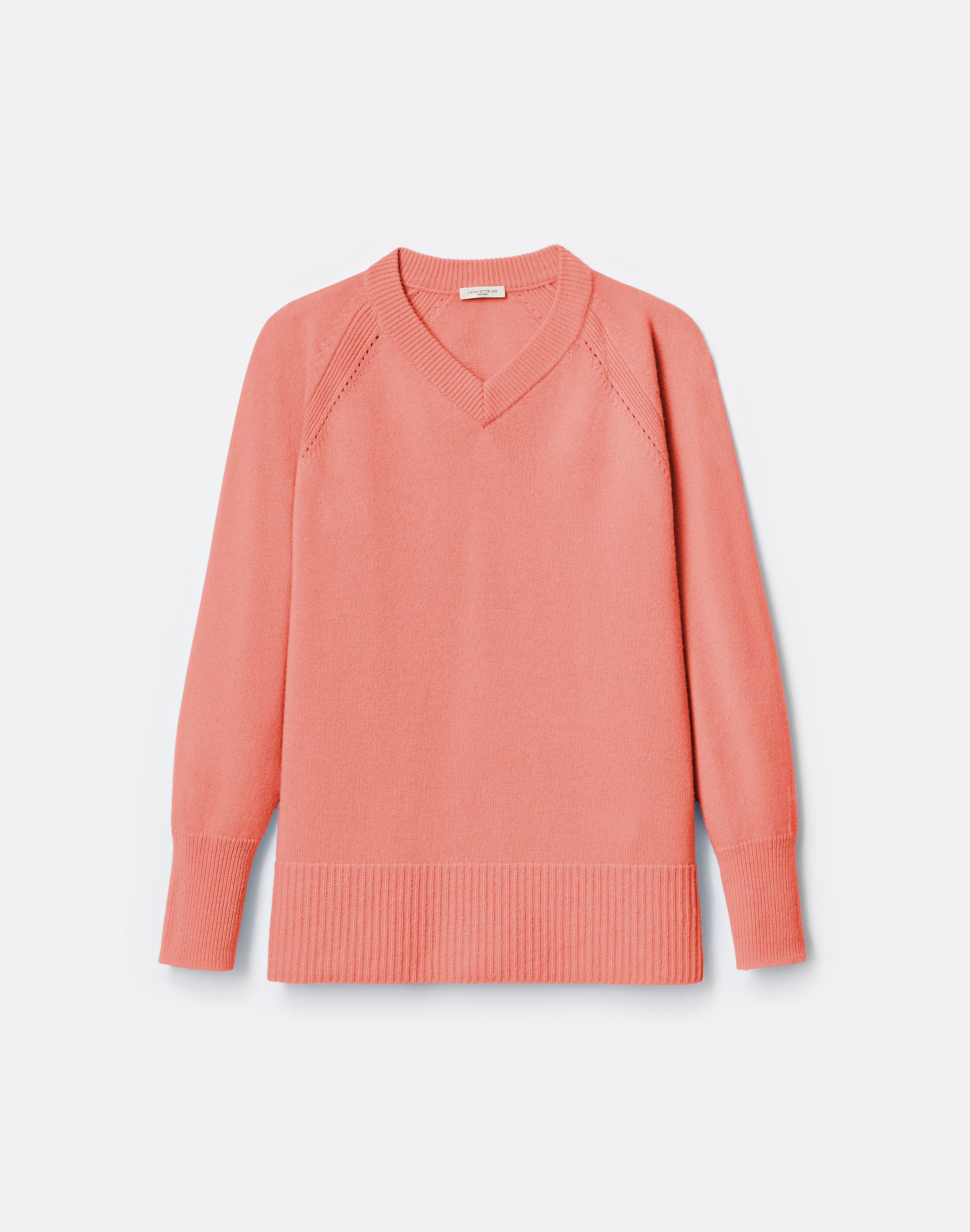Wool-Cashmere V-Neck Sweater