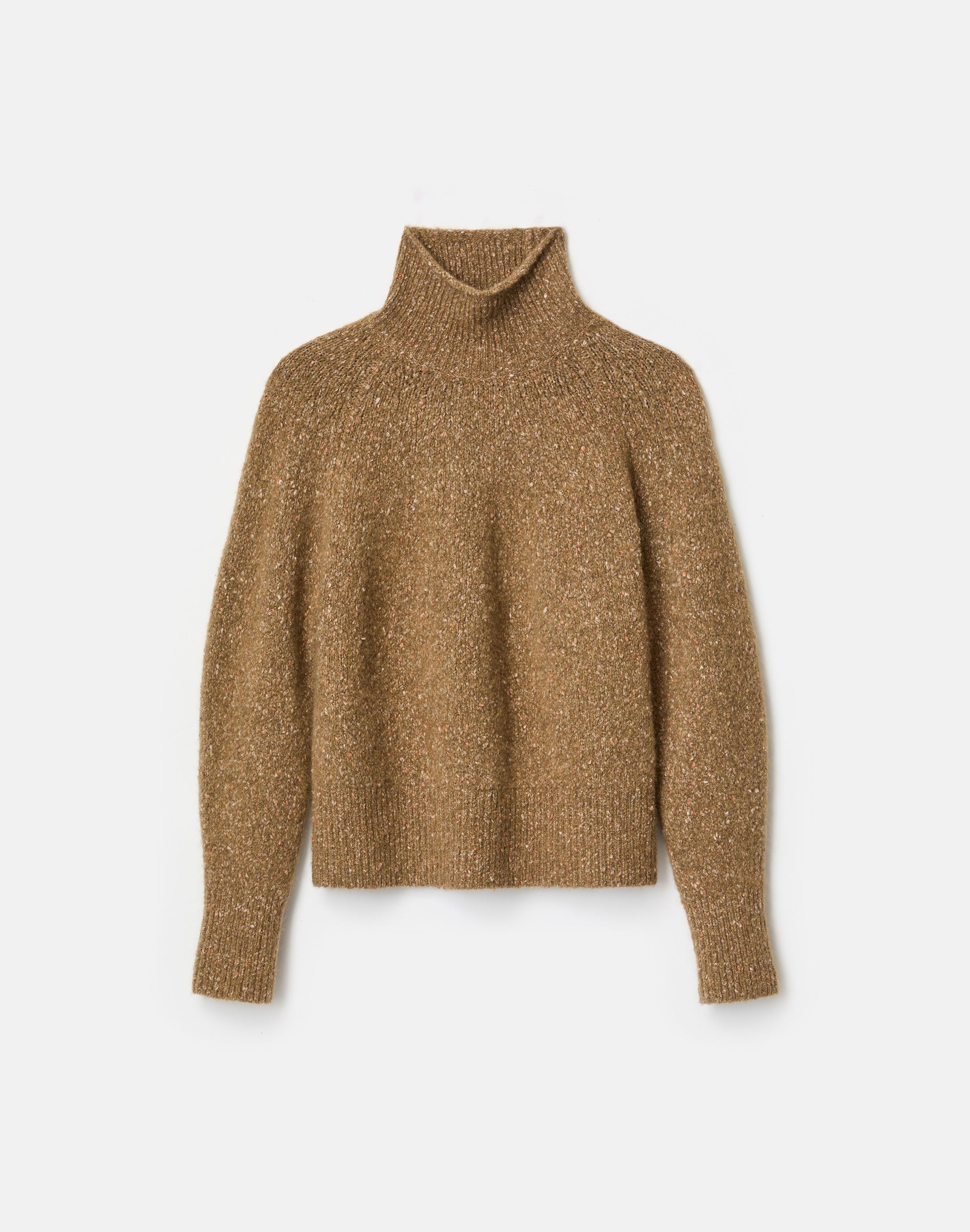 Lofty Alpaca-Cotton Donegal Sunburst Sweater