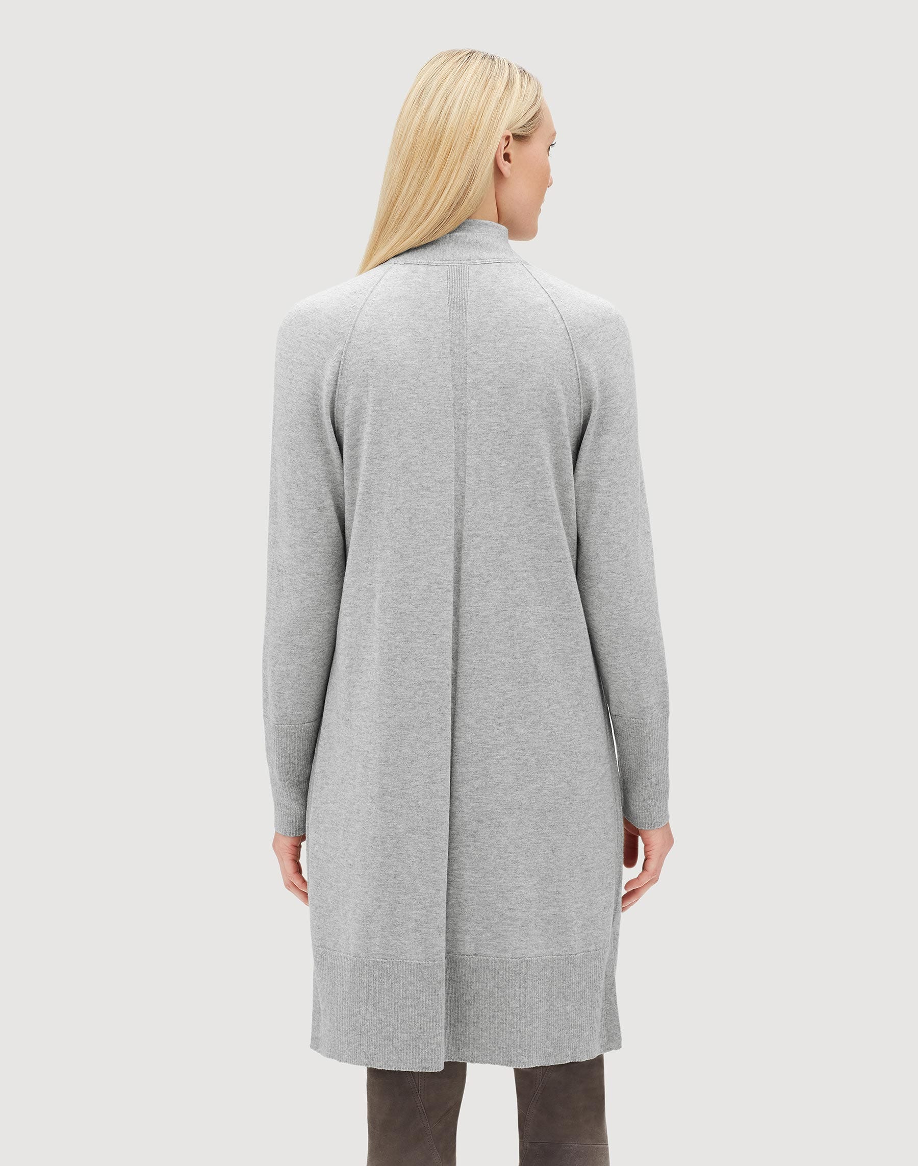 Luxurious Cashmere Silk Open Front Cardigan