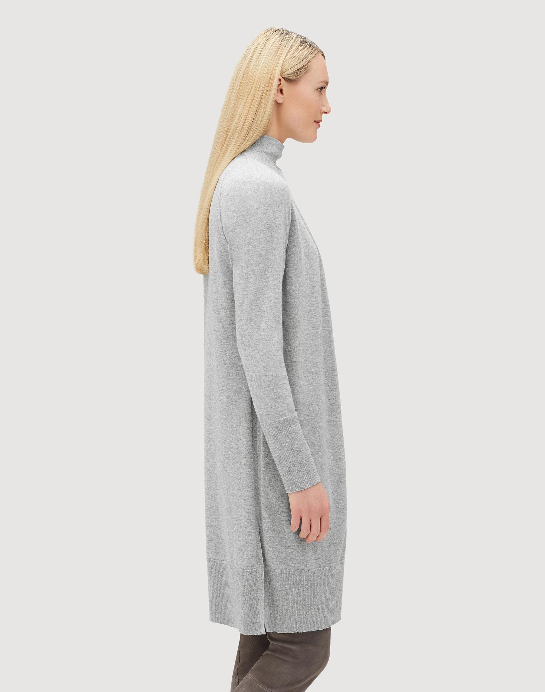 Luxurious Cashmere Silk Open Front Cardigan