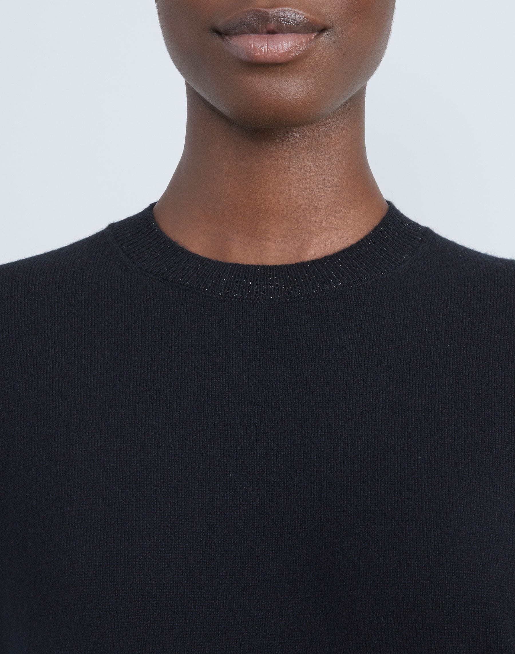 Plus-Size Cashmere Crewneck Sweater