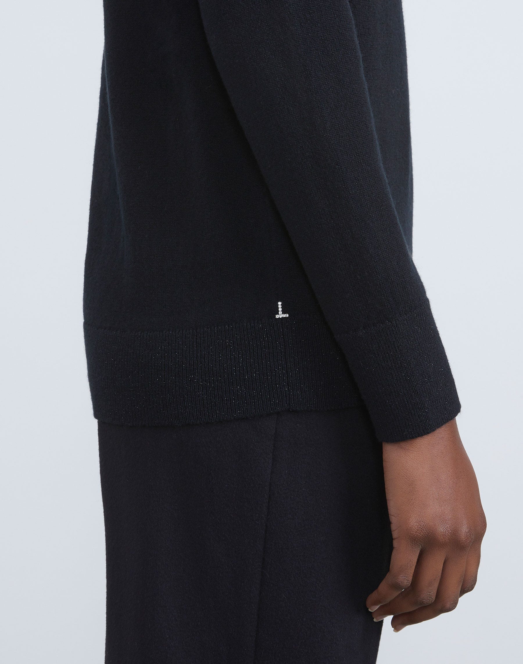 Plus-Size Cashmere Crewneck Sweater